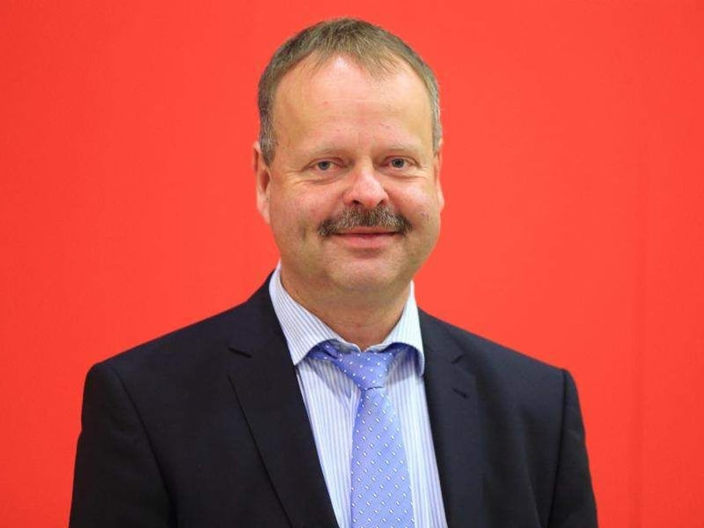 Wulf Gallert (Die Linke) will einen klaren Gegenpol zu CDU und AfD bilden. Foto: Jens Wolf/Archiv