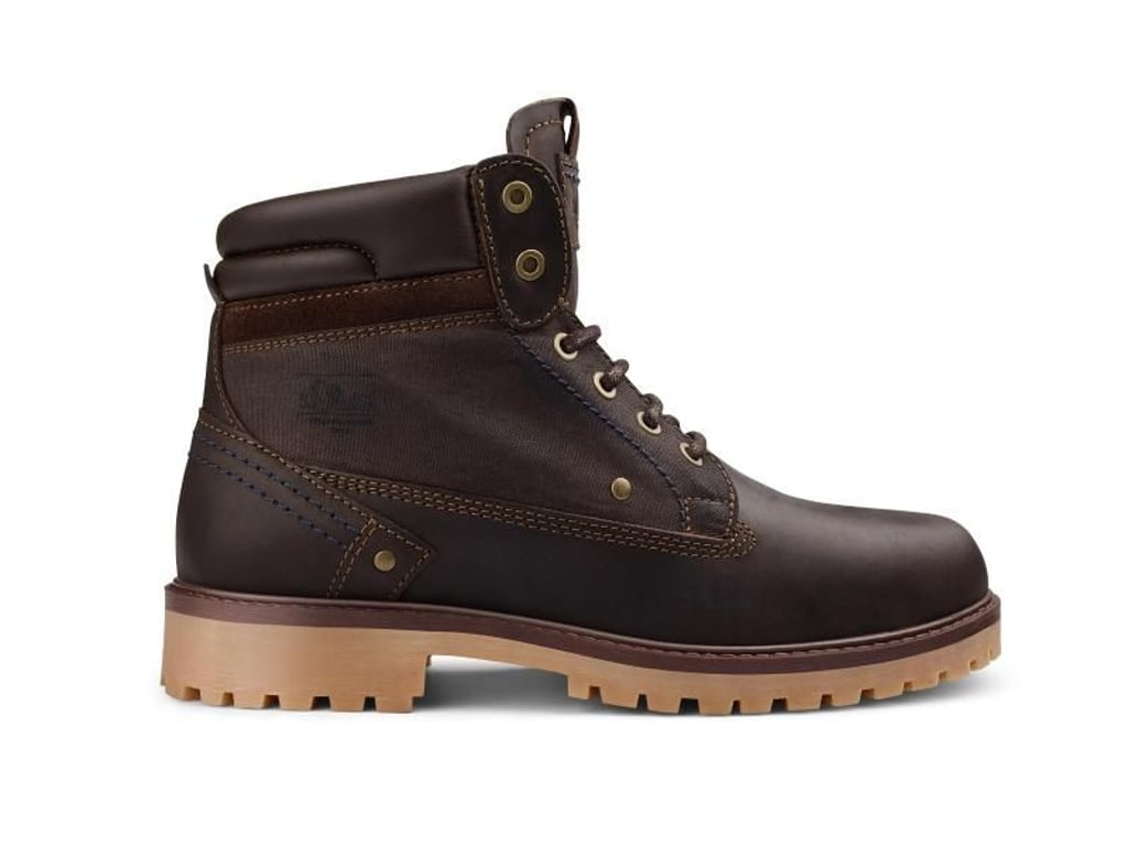 Für Männer gibt es in der Saison Herbst und Winter viele knöchelhohen Mid-Cuts: Sie tragen zum Beispiel Schnürboots. Hier ein Beispiel von s.Oliver (ca. 100 Euro). Foto: s.Oliver/dpa