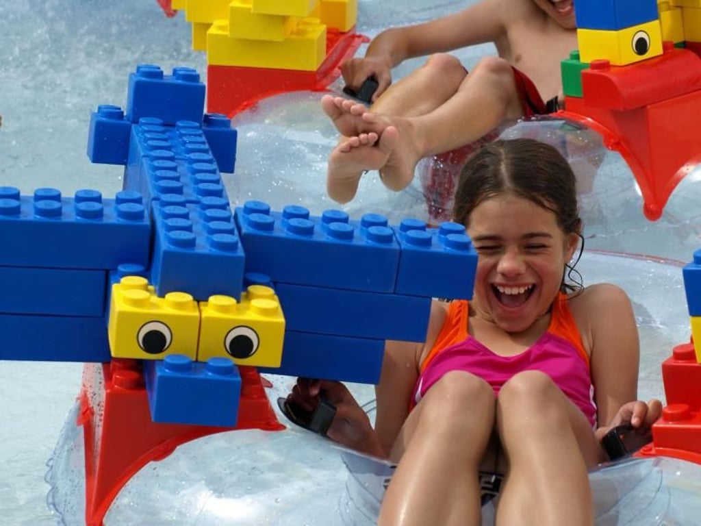 Wasserspaß für die ganze Familie: Der Legoland Waterpark Dubai soll bald öffnen. Foto: Dubai Parks and Resorts
