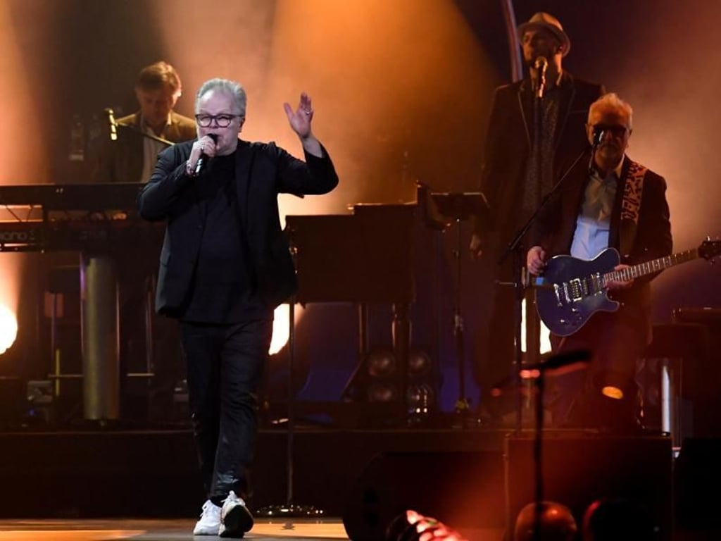 Herbert Grönemeyer heizte mit seiner Band ordentlich ein. Foto: Carsten Rehder