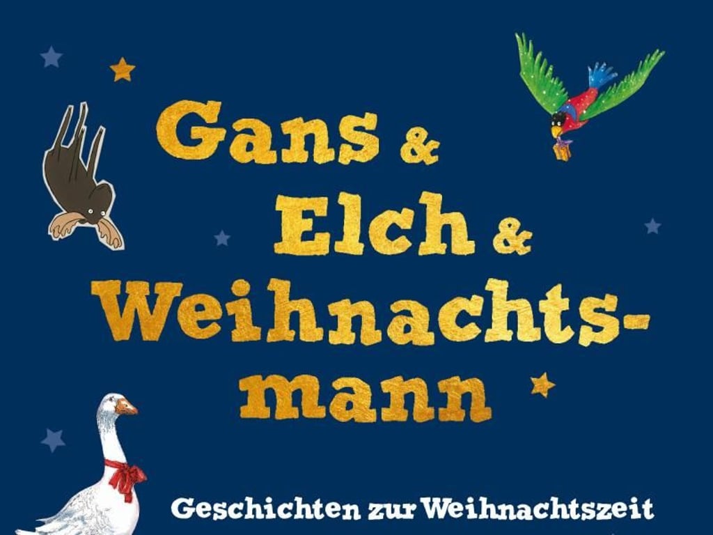 «Gans & Elch & Weihnachtsmann» bietet Weihnachtsgeschichten für die ganze Familie. Foto: Hörbuch Hamburg