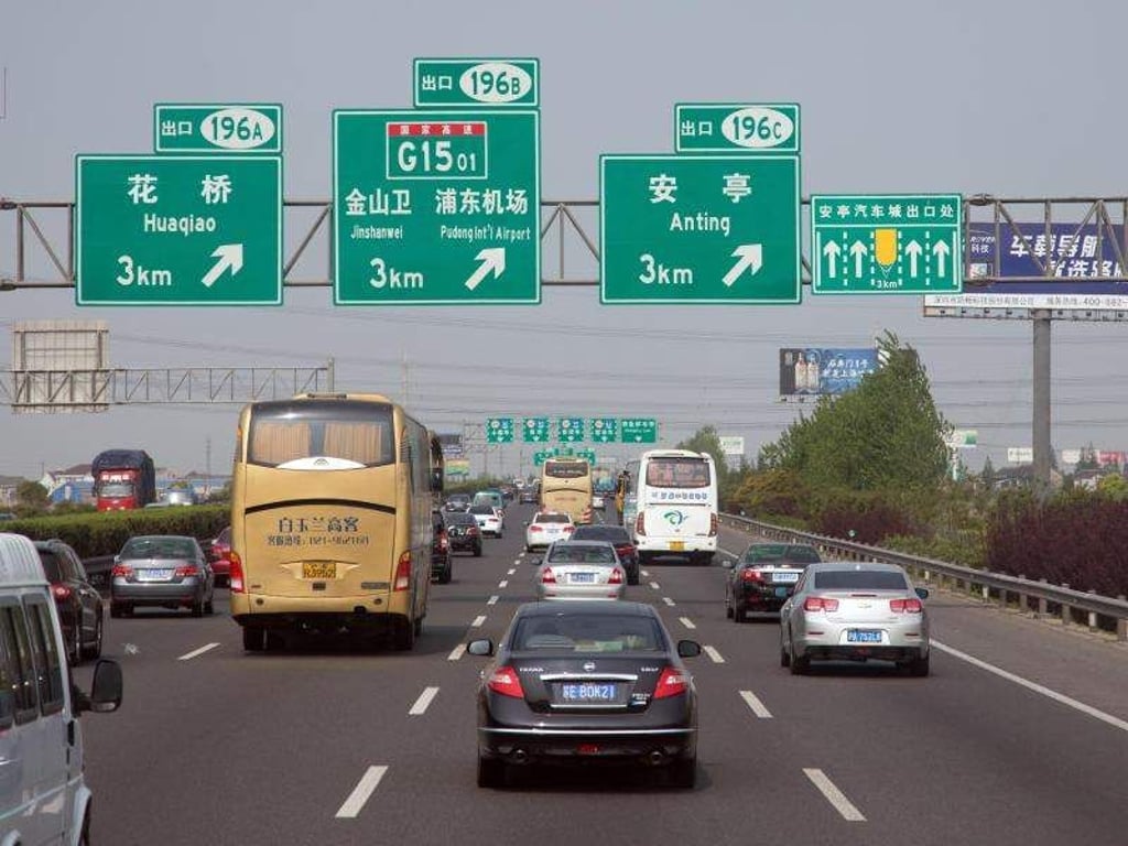 Autobahn in China. Foto: Friso Gentsch/Archiv