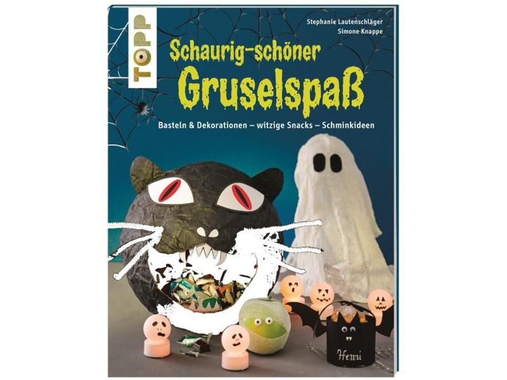 Stefanie Lautenschläger/Simone Knappe: Schaurig-schöner Gruselspaß. Basteln & Dekorationen, witzige Snacks, Schminkideen, Frechverlag, 2016, 64 Seiten, 9,99 Euro, ISBN: 978-3772442414.
Foto: Frechverlag