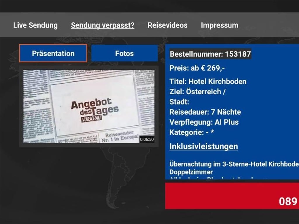 FTI hat bisher nur für seine Marke Sonnenklar.tv eine App im Programm. Foto: FTI