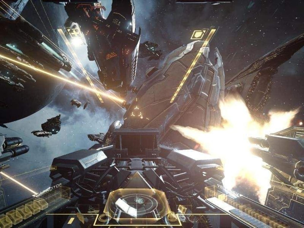 «EVE Valkyrie» wird für die VR-Brillen Oculus Rift und Sony Morpheus entwickelt. Screenshot: CCP Games Foto: CCP Games