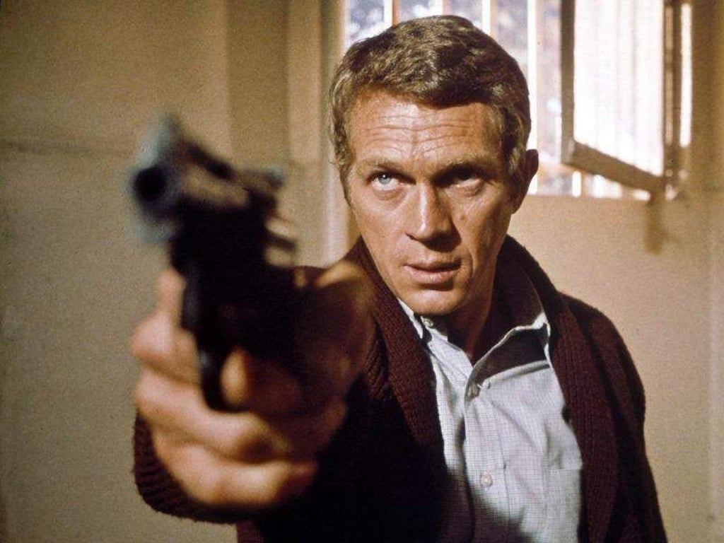 Steve McQueen als Polizist "Bullitt" in dem gleichnamigen Film. Foto: Bert Reisfeld