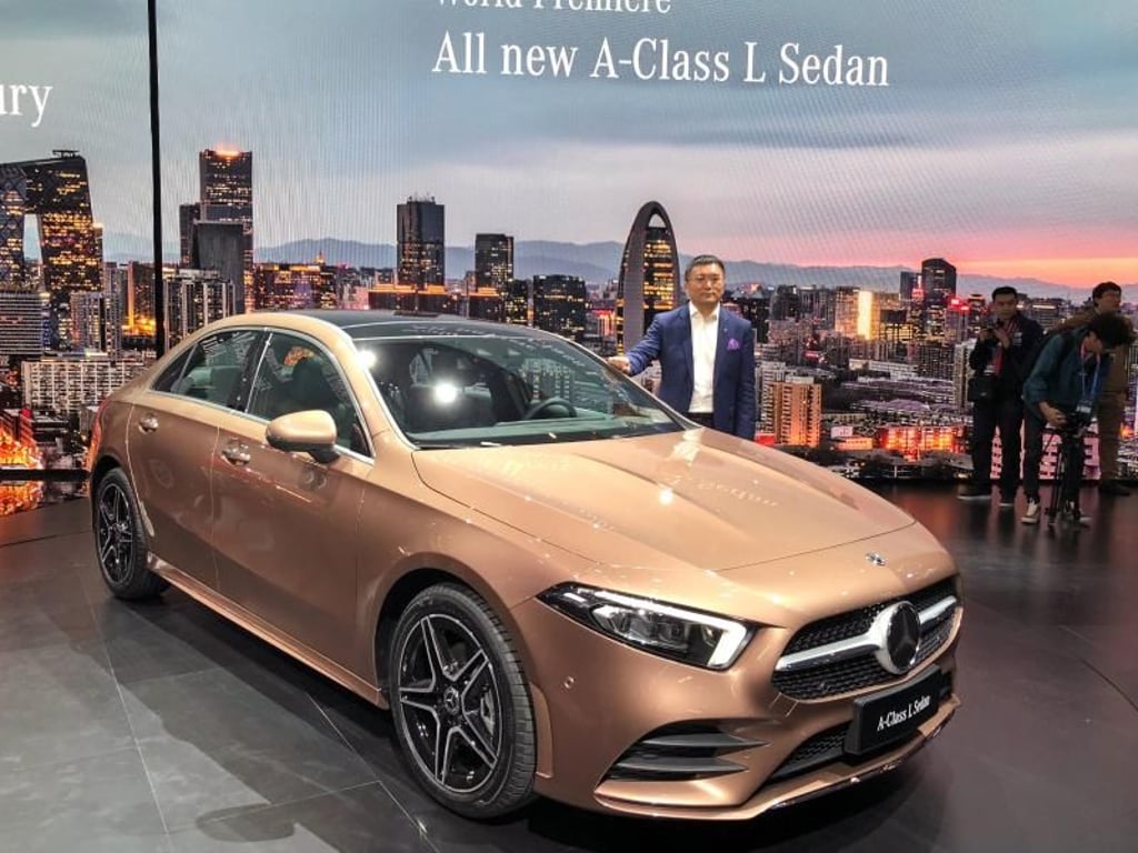Ein Kleiner streckt sich: Das neue Stufenheck der kompakten A-Klasse zieht Mercedes für China in die Länge. Foto: Thomas Geiger