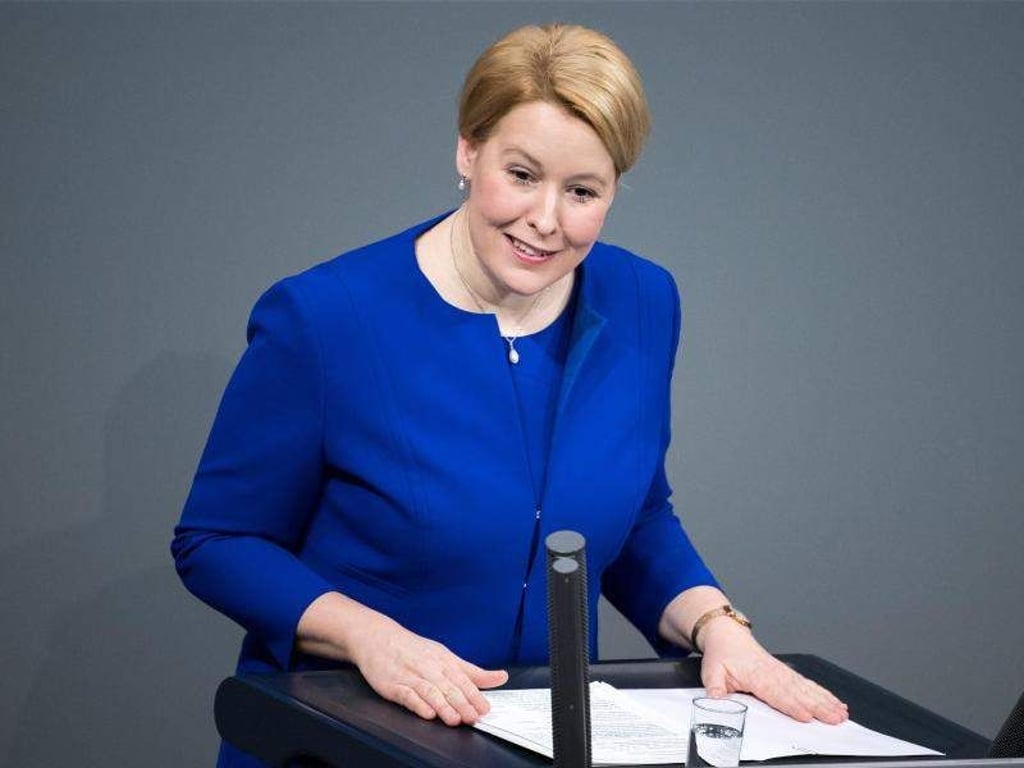 Familienministerin Franziska Giffey sieht ein Ungleichgewicht in den Führungsetagen des Landes. Foto: Bernd von Jutrczenka