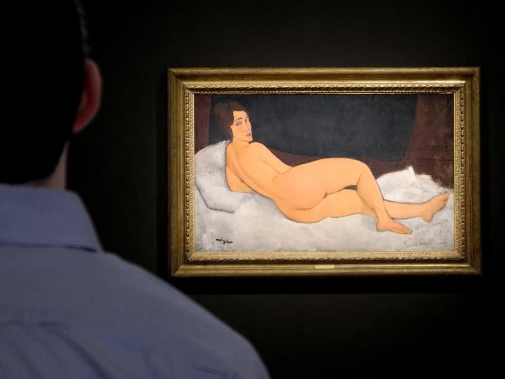 Amedeo Modiglianis Akt-Gemälde wurde bei Sotheby's für 157 Millionen US-Dollar (rund 132 Mio Euro) versteigert. Foto: Johannes Schmitt-Tegge