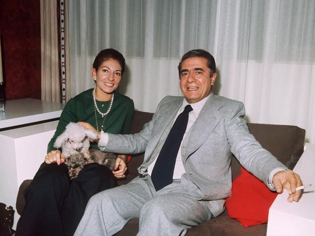 Die Operndiva Maria Callas und Startenor Giuseppe di Stefano (1973). Foto: Horst Ossinger