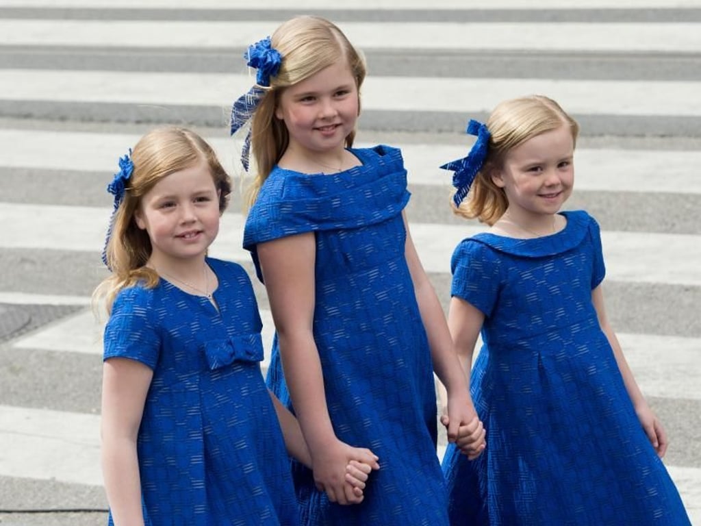 Prinzessin Alexia, Kronprinzessin Amalia und Prinzessin Ariane aus den Niederlanden 2013. Foto: Boris Roessler