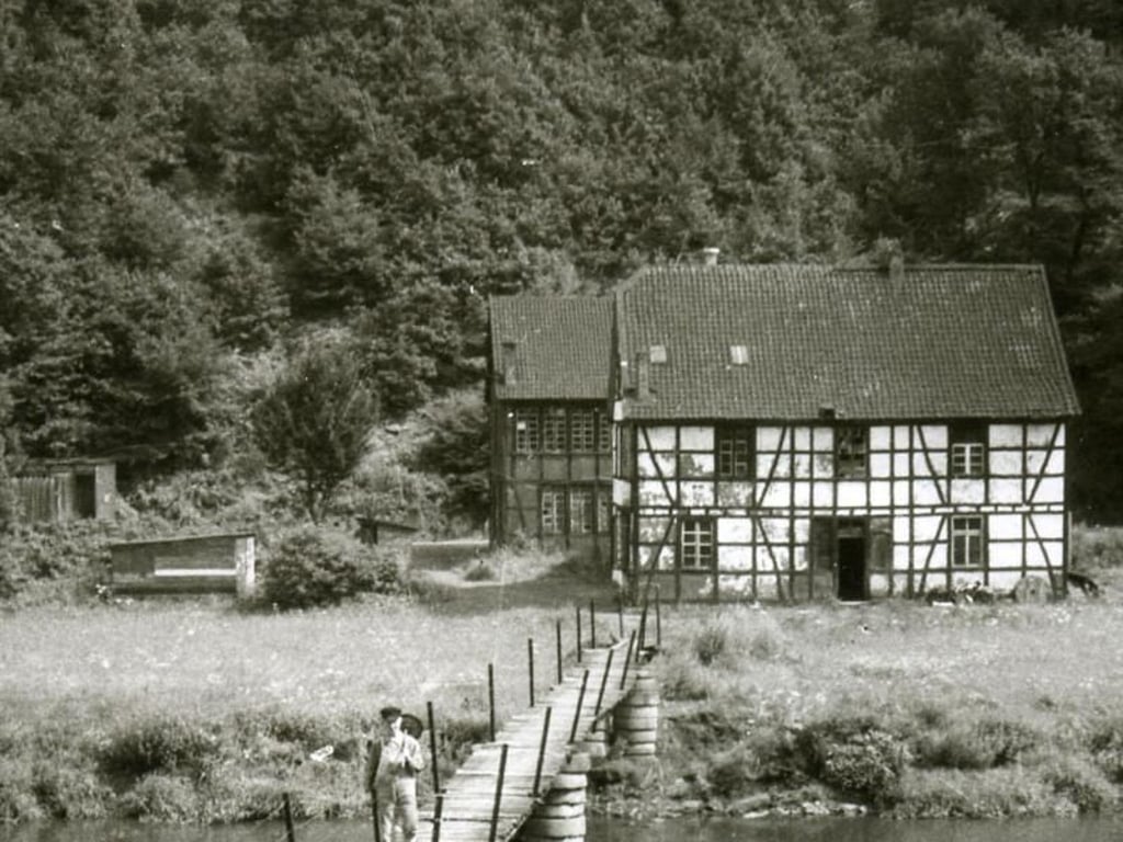 Der Balkhauser Kotten in den 30er Jahren: Heute befindet sich ein Museum darin. Foto: Stadtarchiv Solingen