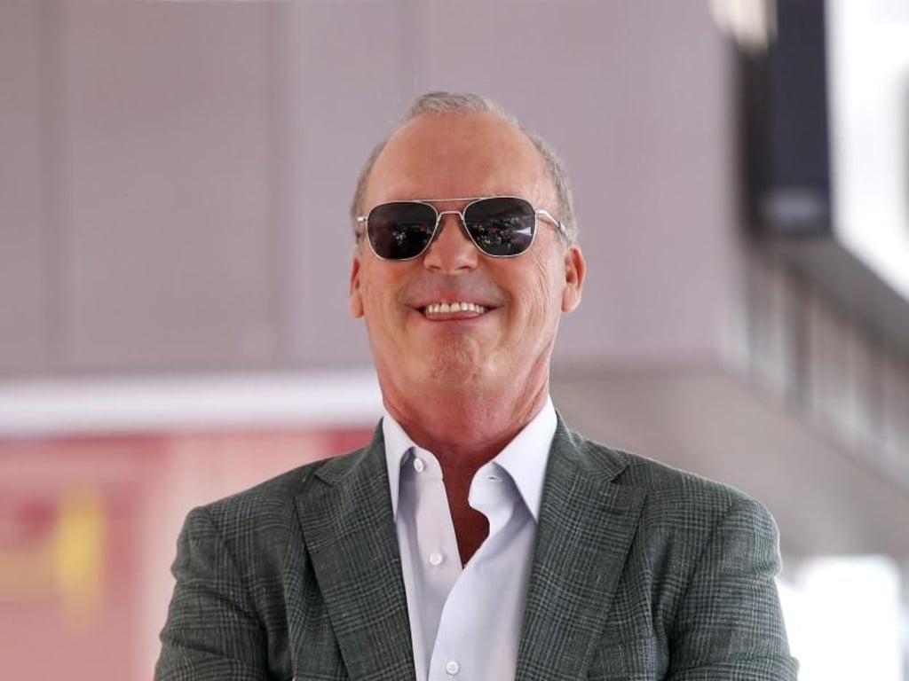 Michael Keaton hat seinen Stern. Foto; Paul Buck Foto: Paul Buck