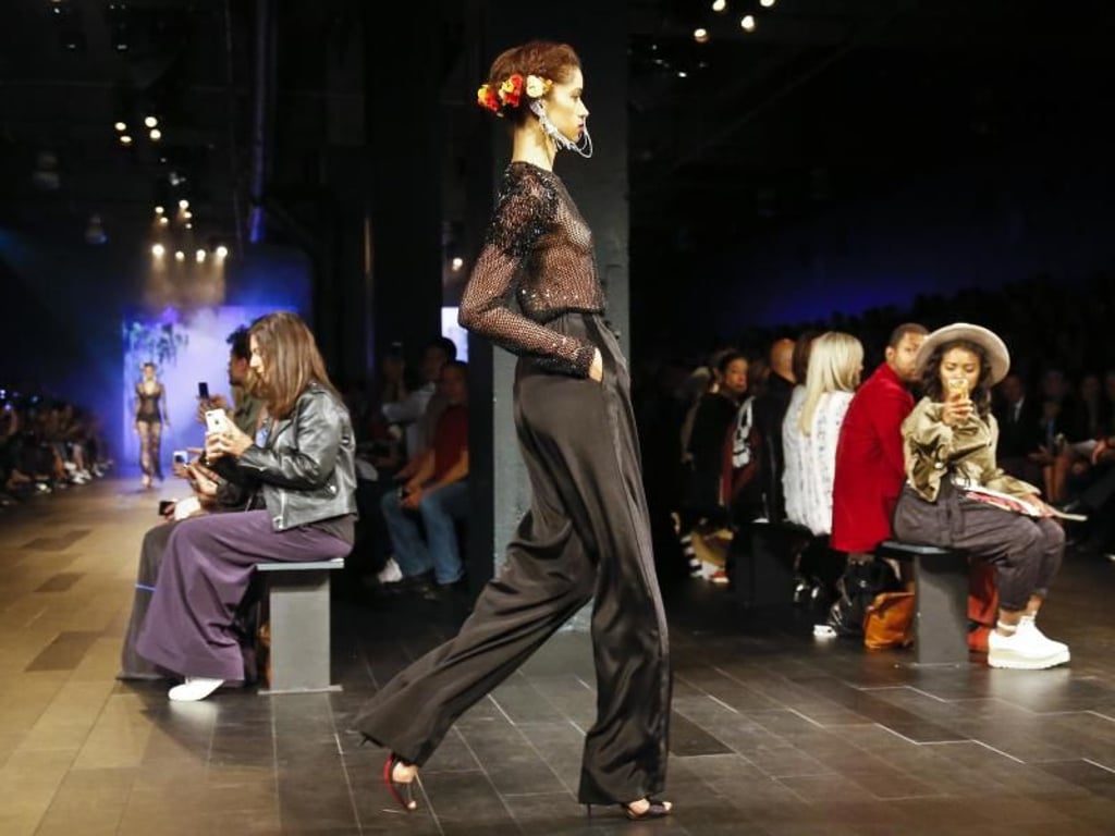 Models bei der New York Fashion Week 2017. Foto: Bebeto Matthews