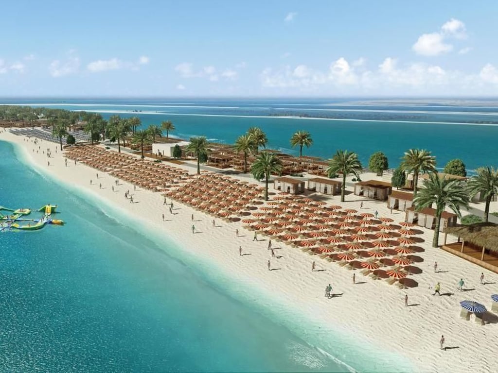 Privatinsel außerhalb der Karbik: Sir Bani Yas vor Abu Dhabi wird derzeit vor allem von MSC genutzt. Foto: MSC Kreuzfahrten
