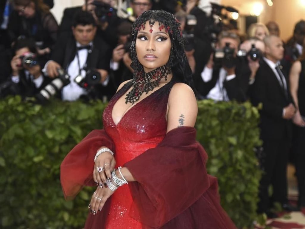 Rapperin Nicki Minaj bei der «Met Gala» in New York. Foto: Evan Agostini