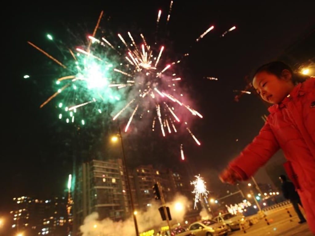 Peking feiert das Neujahrsfest ohne Feuerwerk. Foto: How Hwee Young/EPA