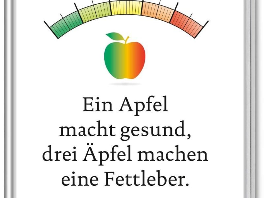 Carsten Lekutat: Ein Apfel macht gesund, drei Äpfel machen eine Fettleber. Becker Joest Volk Verlag 2019, 300 Seiten, 19,95 Euro. ISBN: 978-3954531721. Foto: Becker Joest Volk Verlag
