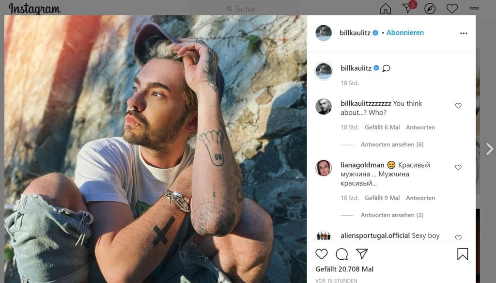 Hat Tokio Hotel-Star Bill Kaulitz tatsächlich eine neue Freundin?