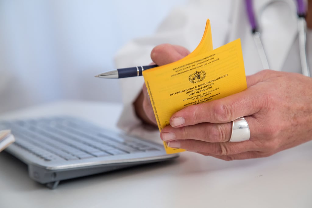Impfungen werden in einen Impfpass eingetragen.
