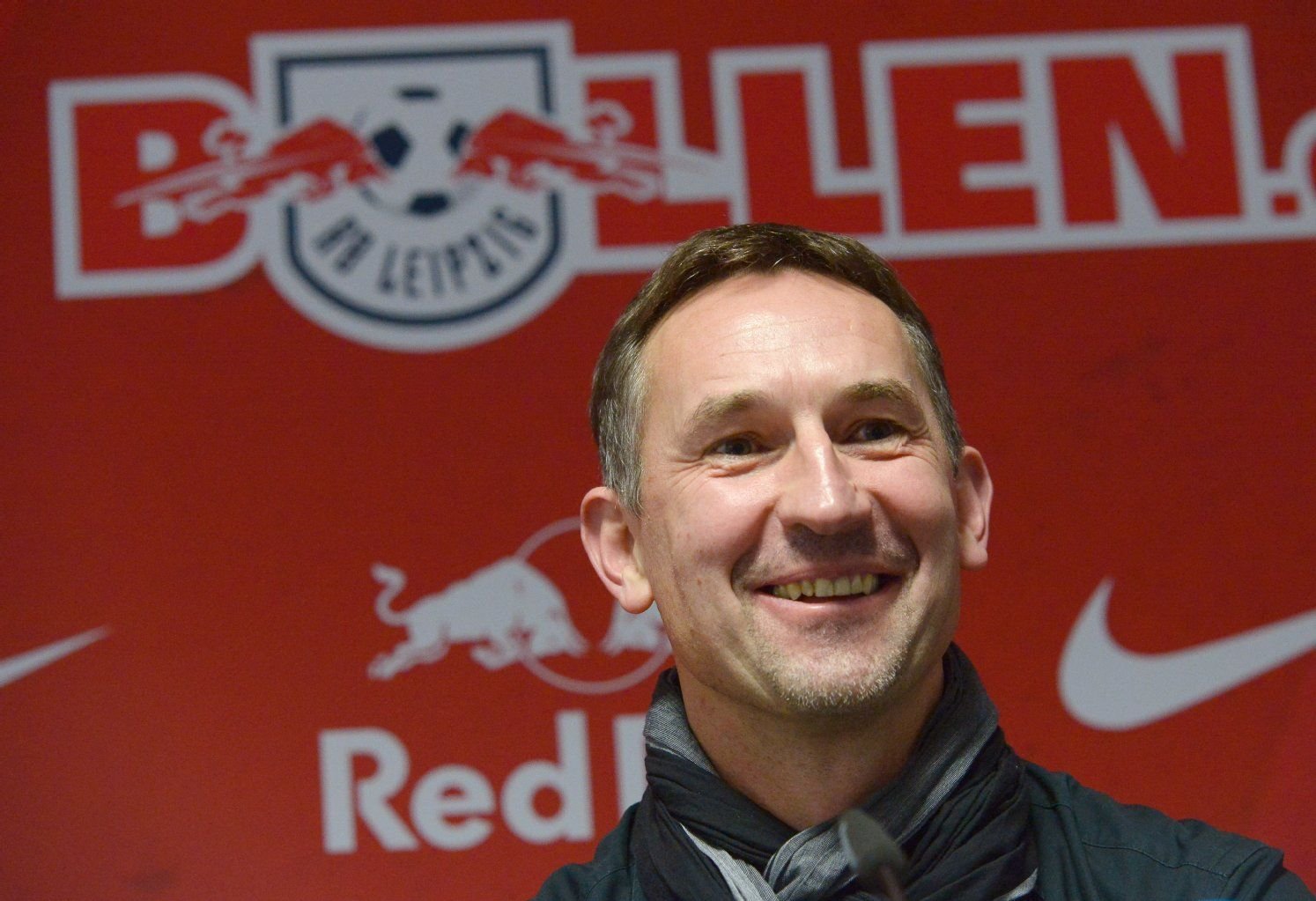 Co-Trainer Achim Beierlorzer vom RB Leipzig.