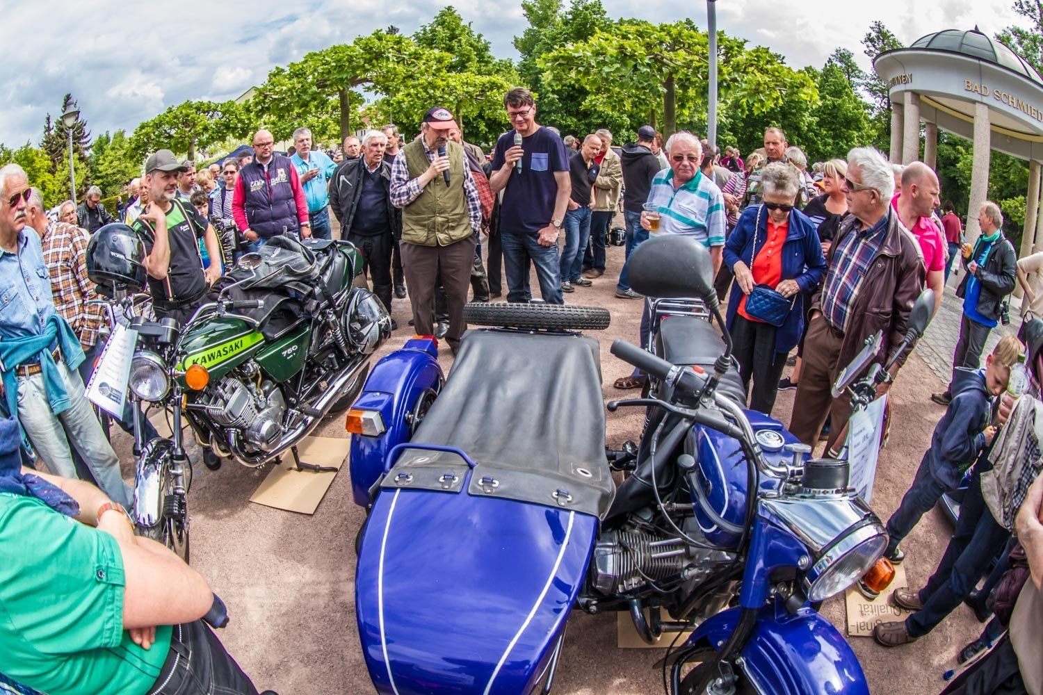 Der Oldtimer-Motorradclub hatte am Samstag zum Treffen nach Bad Schmiedeberg geladen.