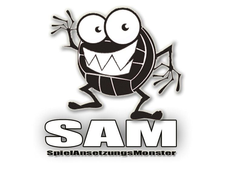 Über diesen Preis freut sich wohl kein Verein: Das „SpieltagsAnsetzungsMonster“, kurz SAM.