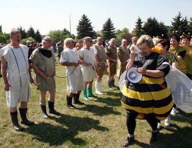 Alljährlich wird das Maifest in Holzdorf gefeiert