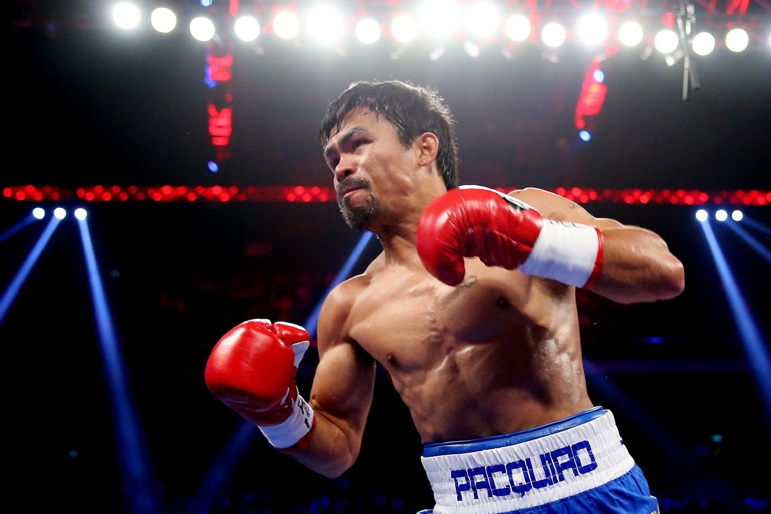 Manny Pacquiao in Aktion.