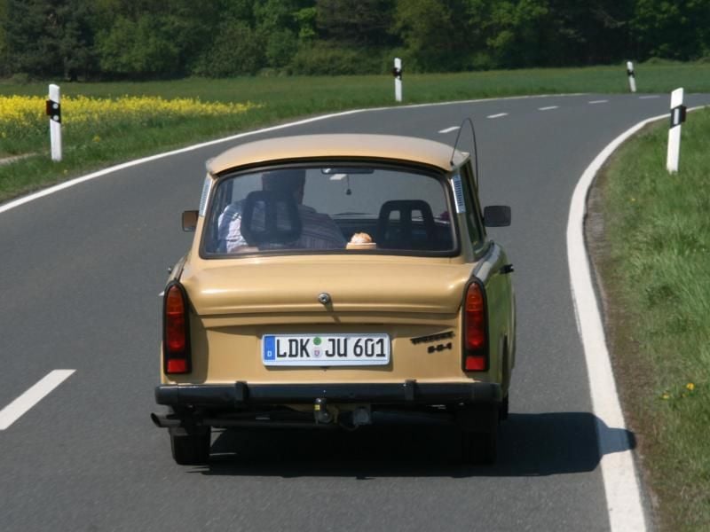 Markantes Heck: Die VEB Sachsenring produzierte bis 1991 insgesamt 2.818.547 Einheiten des Trabant 601.
