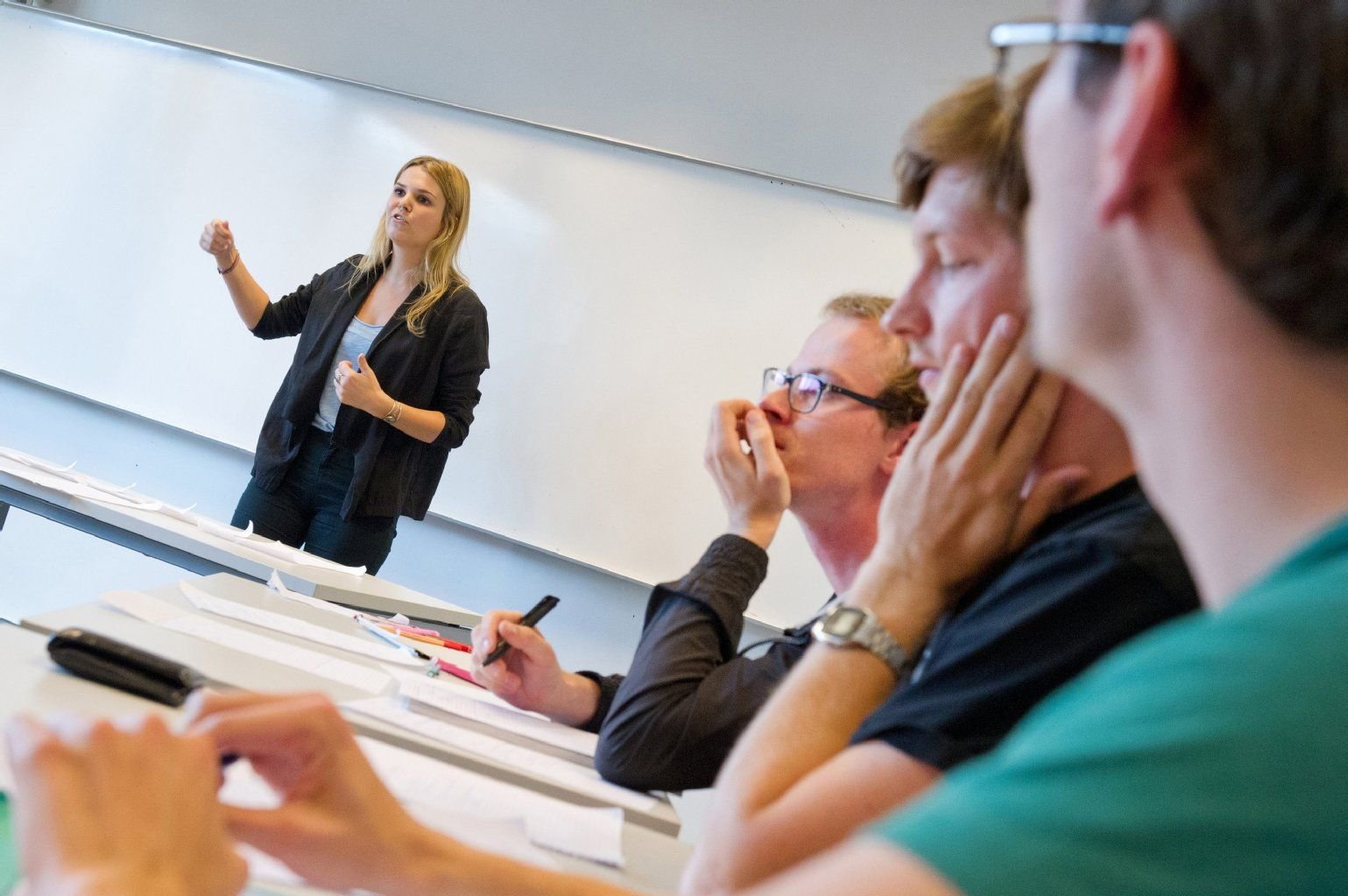 Vor ihrer ersten Rede im Debattierclub war Tanja Hille flau im Magen. Inzwischen ist sie Präsidentin der Berlin Debating Union - und eine erfahrene Rednerin.