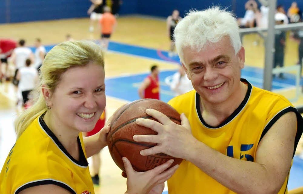 Kathrin und ihr Vater Bernd Uhlig gingen beim Friends-Cup für das Team Cortek an den Start.