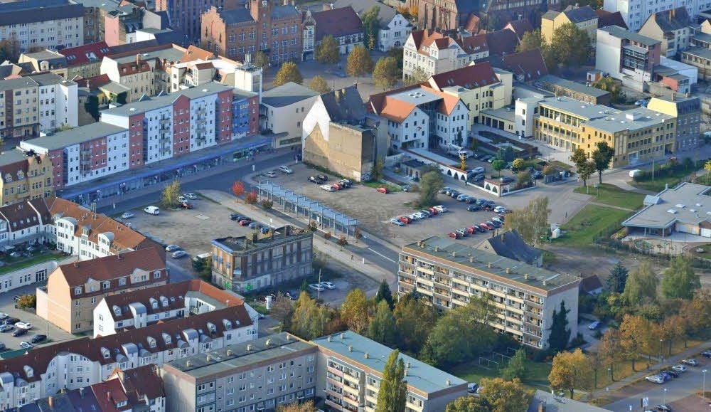 Hier sollten die Arkaden entstehen.