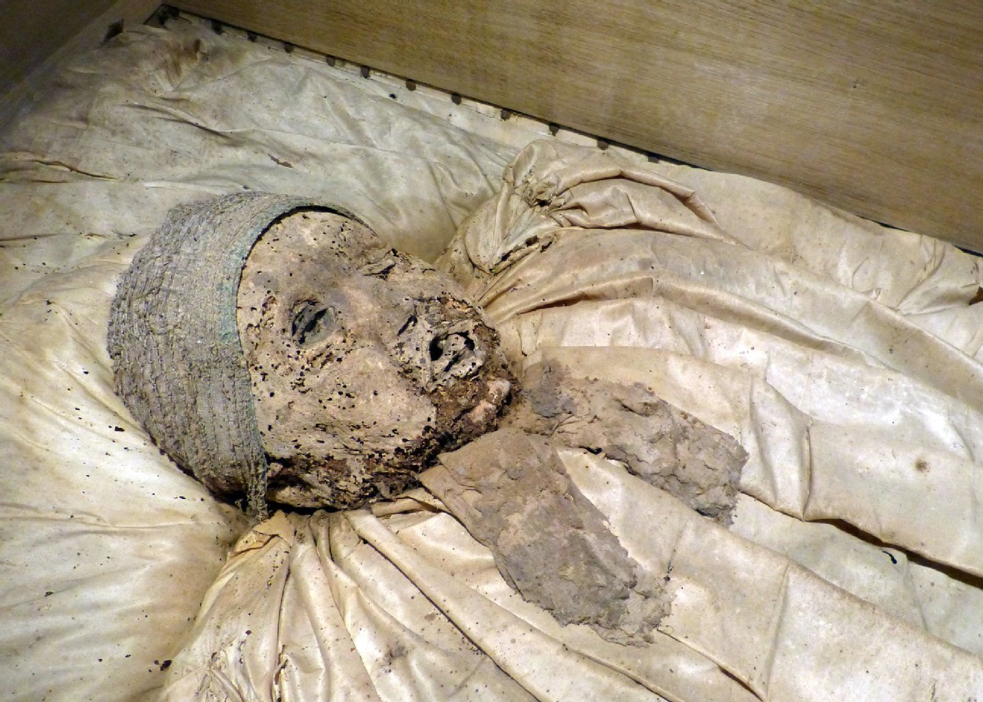 Der mumifizierte Körper von Robert Christian von Hake