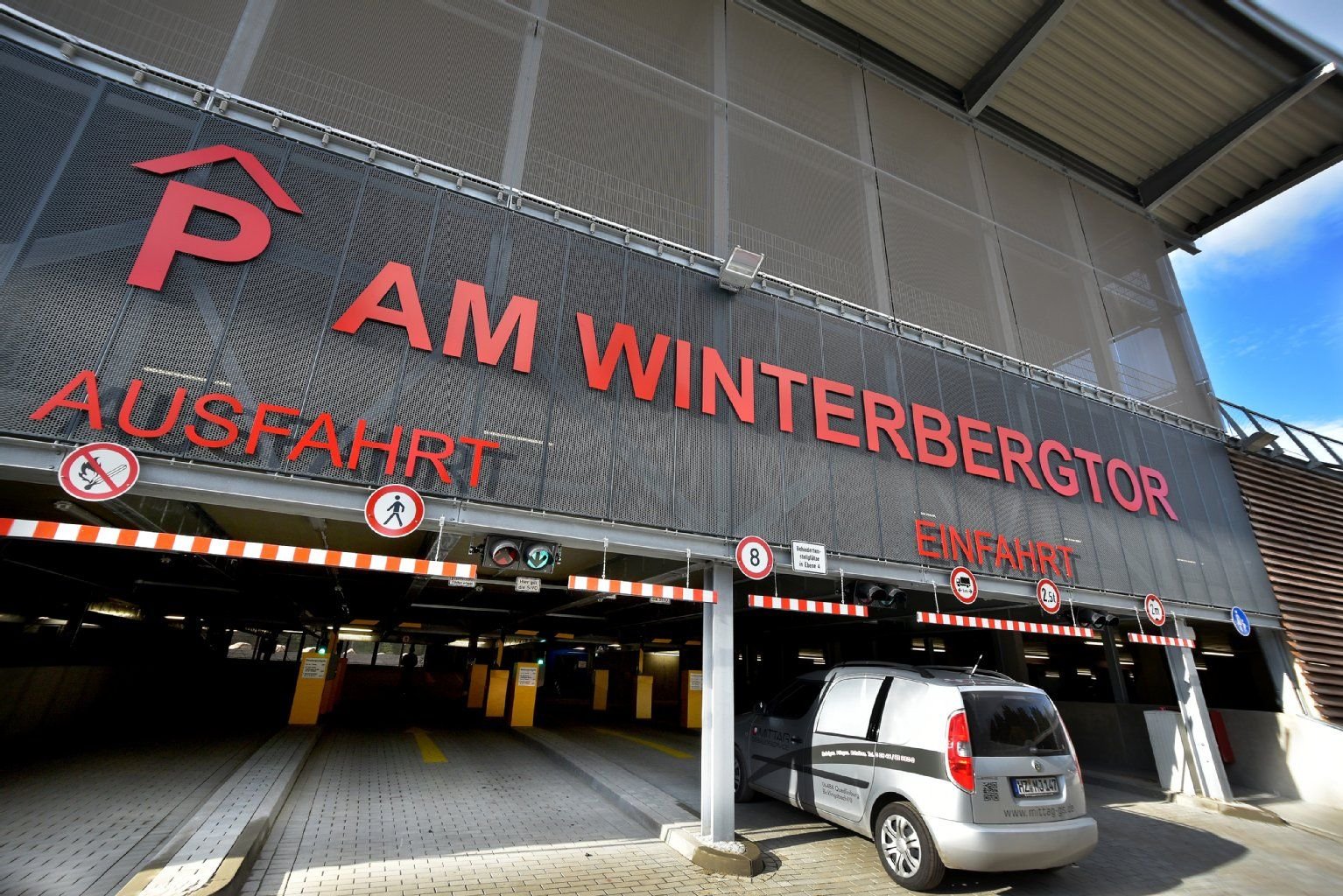 Neues Parkhaus in Schierke