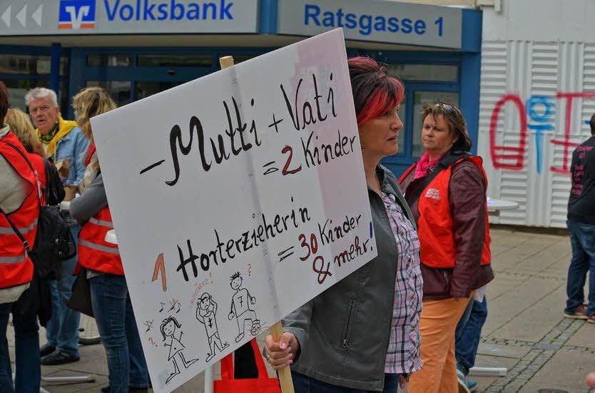 Der Streik in Dessau-Roßlau geht weiter.