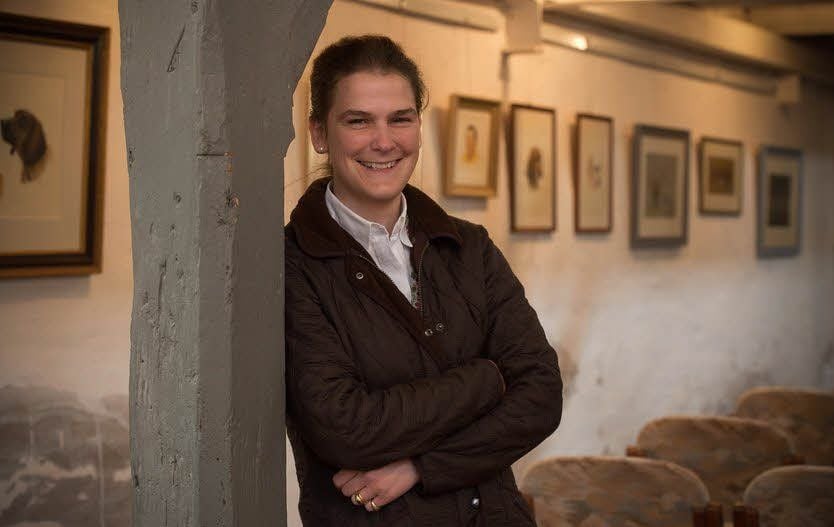 Fiona Vickery in der Meisdorfer Kirche.
