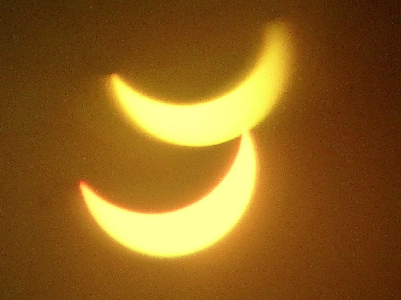 Auch die Sonnenfinsternis hat Peter Pannicke im Bild festgehalten.