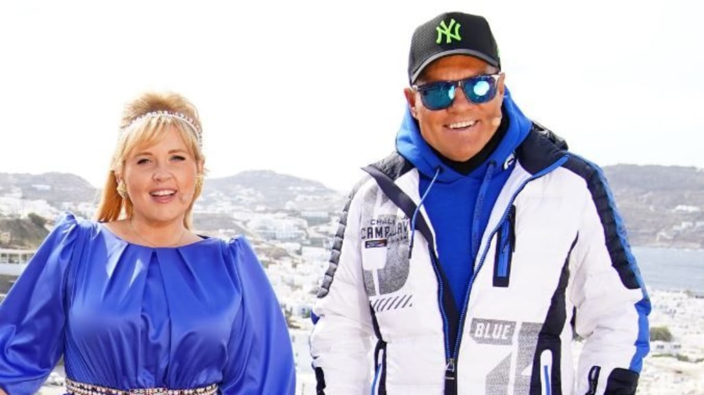 Maite Kelly und Dieter Bohlen. Foto: Stefan Gregorowius/TVNOW/dpa