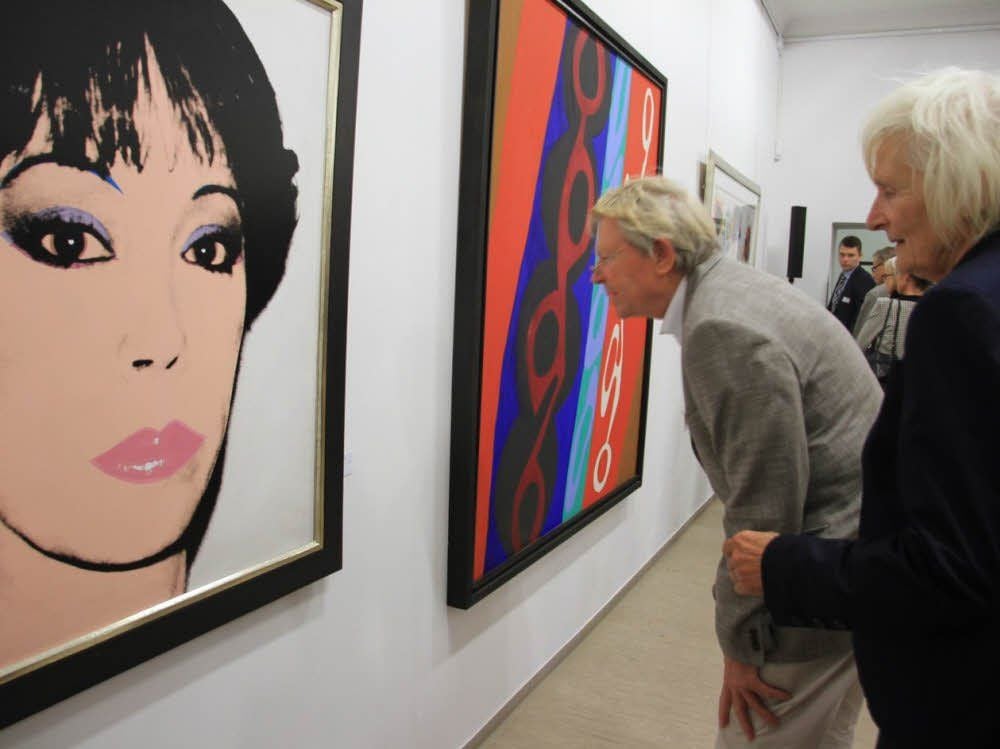 Sich satt sehen am „Portät of Jane Villella“ von Andy Warhol aus dem Jahr 1979.