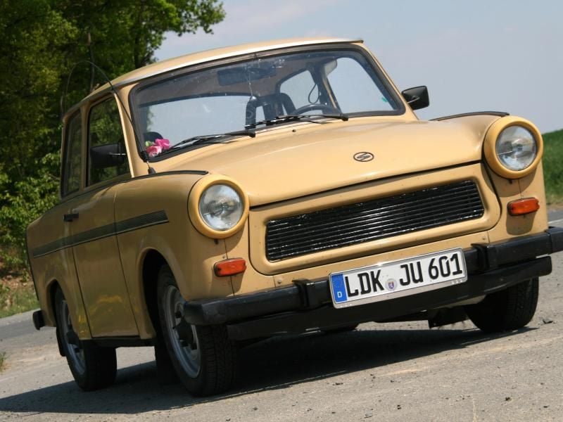 Heute ein Kultmobil: der Trabant 601, das vielen als das Auto der Deutschen Einheit gilt.