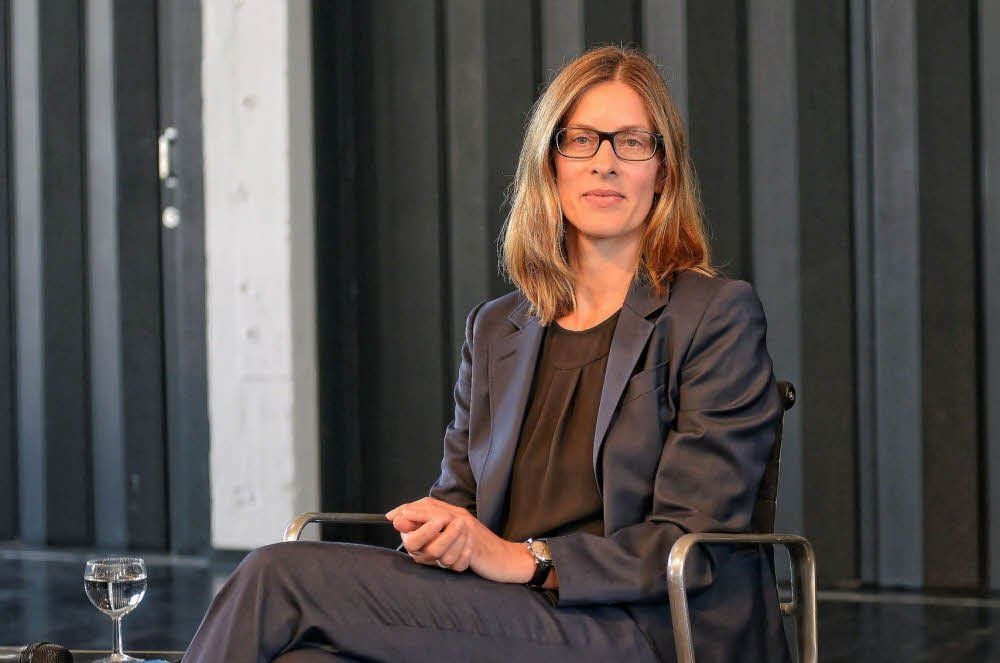 Auf der Bauhausbühne: Claudia Perren