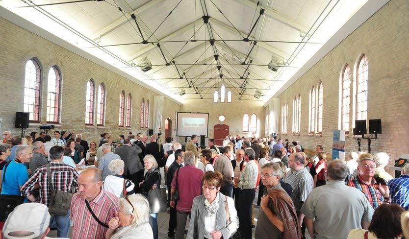 Exerzierhalle bei der Eröffnung im September 2014
