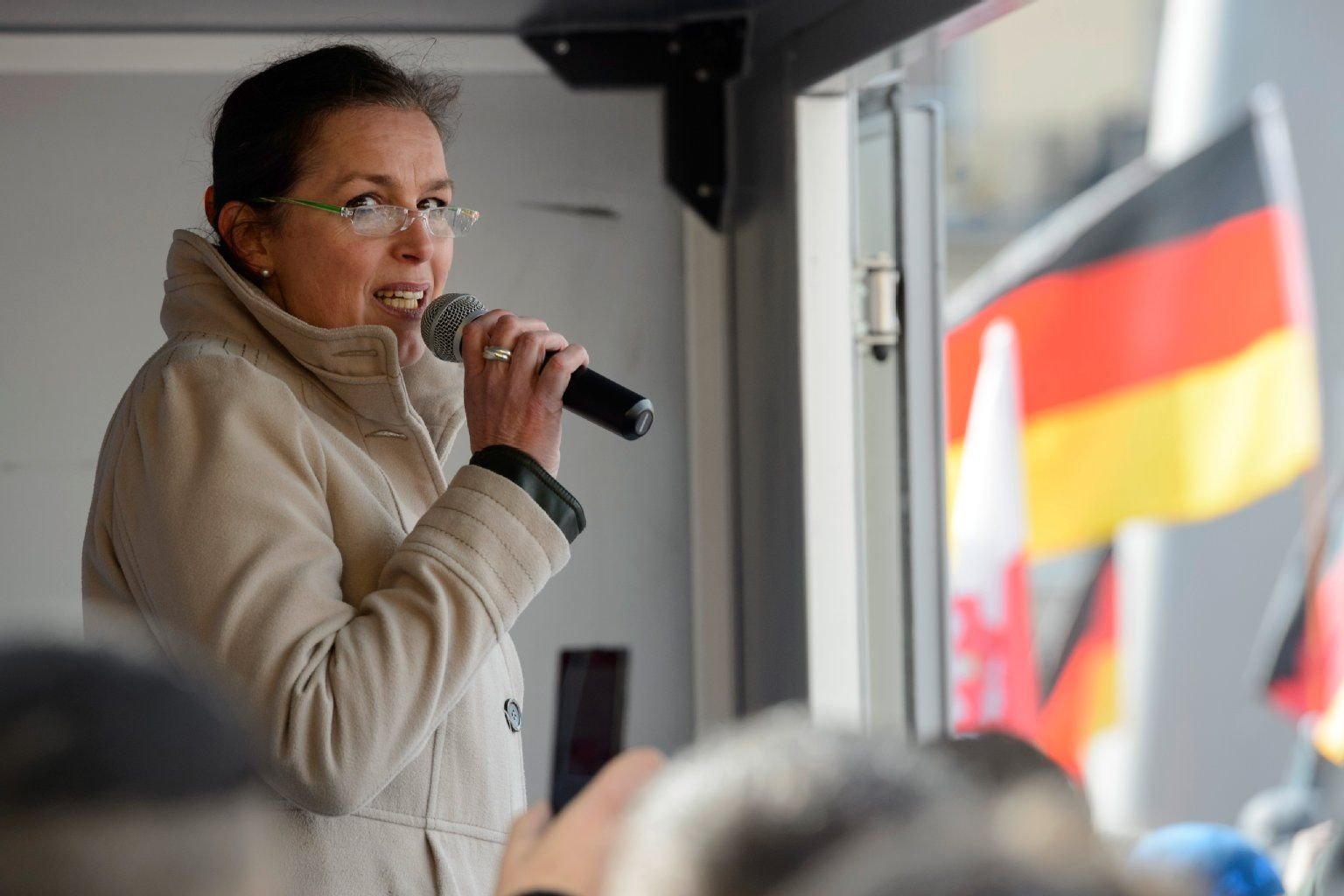 In der Hamburger AfD noch ein kleines Licht, im Osten jetzt ein Star: Festerling