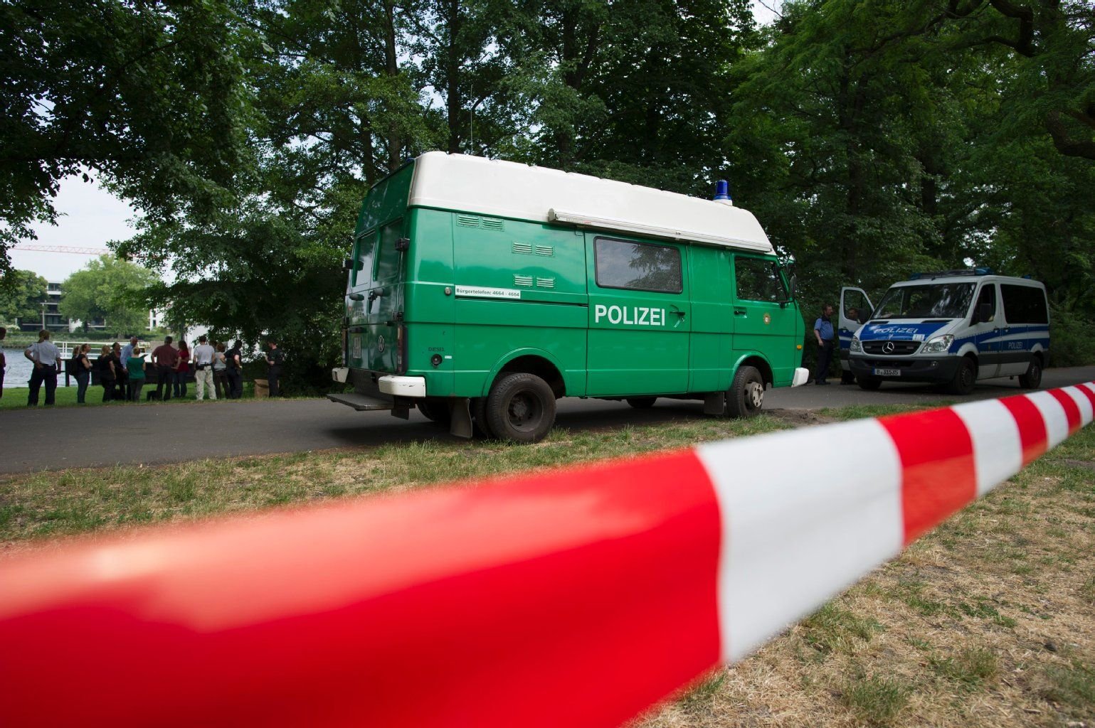 Die Mordkommission ermittelt.