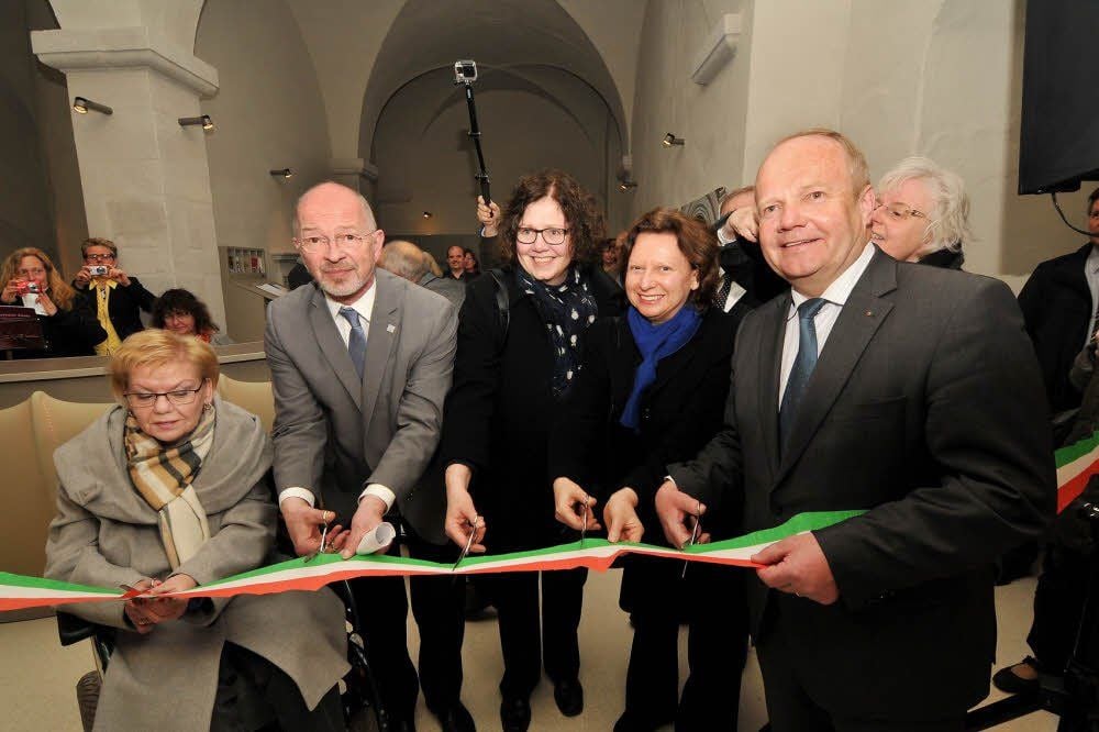 Nach dem „Schnitt“ konnte Erika Schöppe endlich das Museum besuchen.