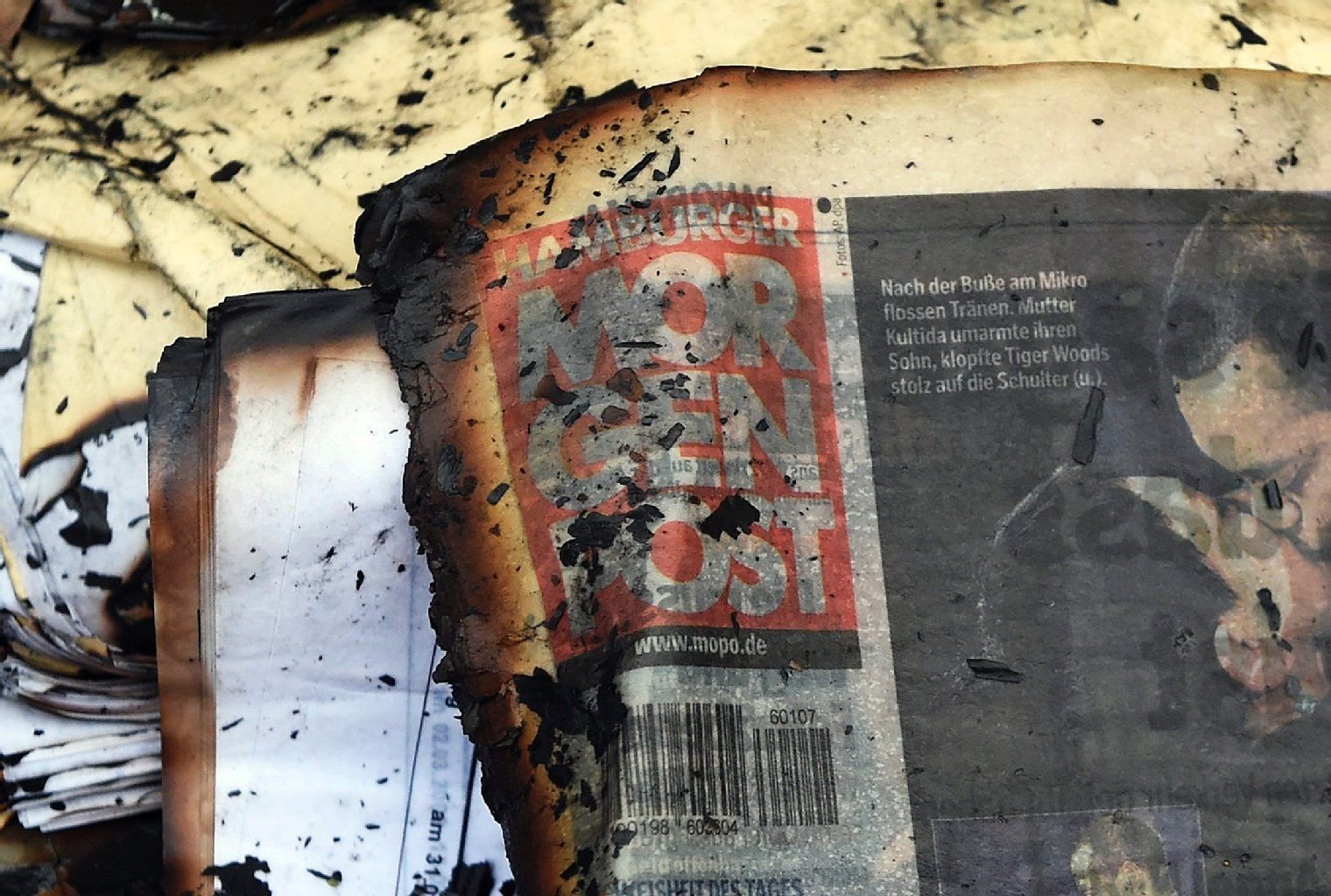 Brandanschlag auf die „Hamburger Morgenpost“