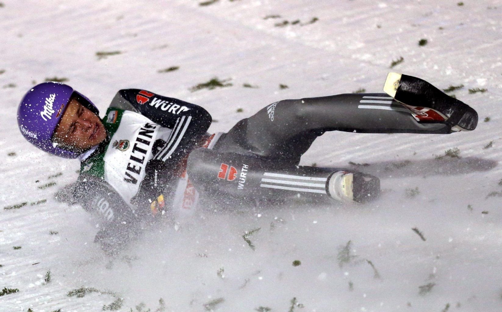 Skispringer Andreas Wellinger hat bei seinem Horrorsturz keine schweren Verletzungen erlitten.