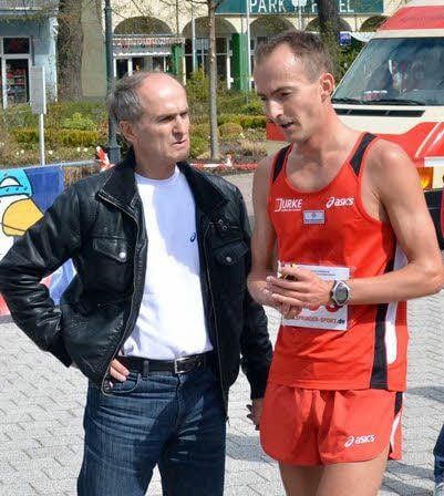 Falk Cierpinski, hier mit seinem Vater Waldemar, ist der große Favorit auf den Landesmeistertitel.