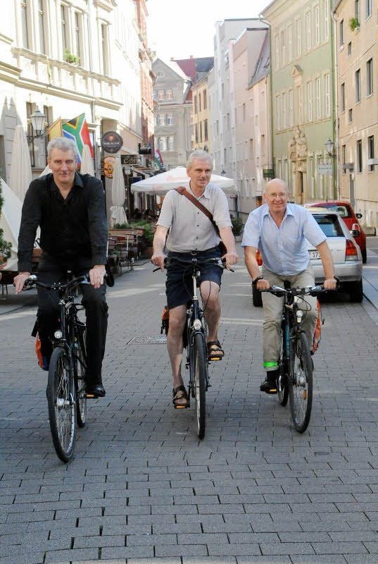 David Tucker, Johannes Spengler und Volker Preibisch (von links)